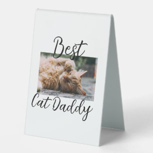 Best cat Daddy parents pet photo dad mom simple