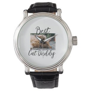 Best cat Daddy parents pet photo dad mom simple Watch