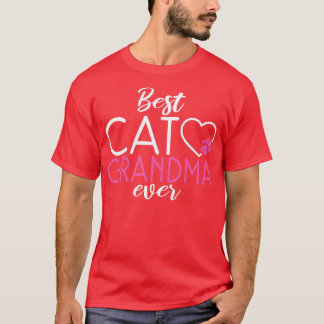 Best Cat Grandma Ever Kitty Cat Lover  T-Shirt