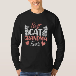 Best Cat Grandma Ever Kitty Owner Grandmother Kitt T-Shirt