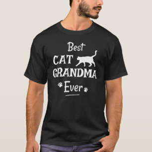 Best Cat Grandma Ever T Novelty From Cat T-Shirt