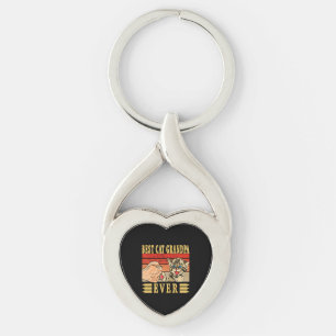 Best Cat Grandpa Ever, Cat Fathers Day Birthday Key Ring