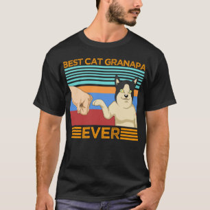 best cat grandpa ever T-Shirt