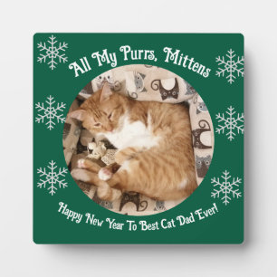 Best Cat Mom / Dad Ever , Cat Photo , Plaque