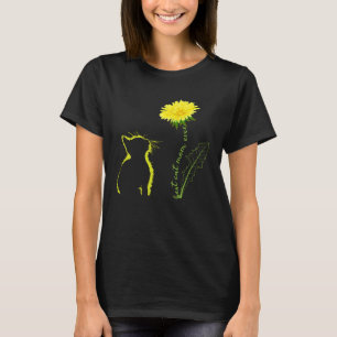 Best Cat Mom Ever Flower Cat Mom Dandelion Mother T-Shirt
