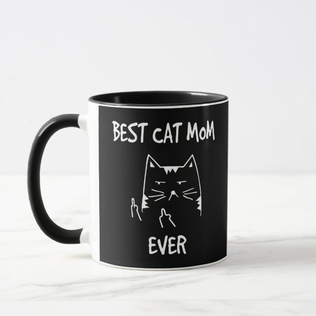 Best Cat Mom Ever Mug (Left)