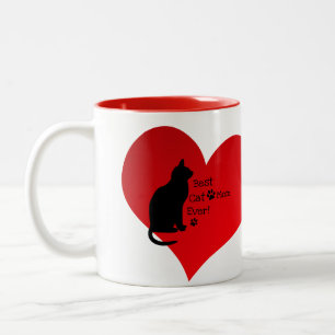 Best Cat Mom Ever Two-Tone Coffee Mug