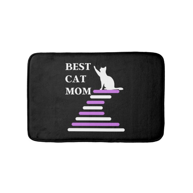 Best Cat Mum    Bath Mat (Front)