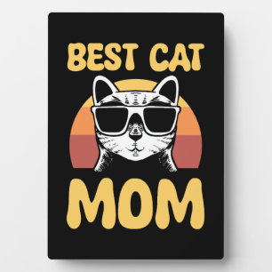 Best Cat Mum Cat Lover Plaque
