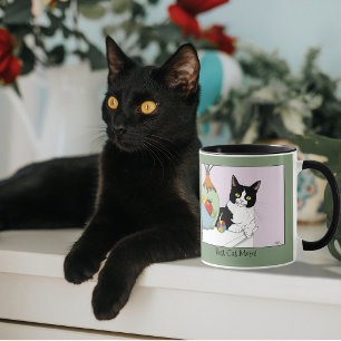 Best Cat Mum Cute Tuxedo Cat Mother's Day Mug