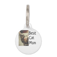 Best cat mum dad add cat photo name gift template