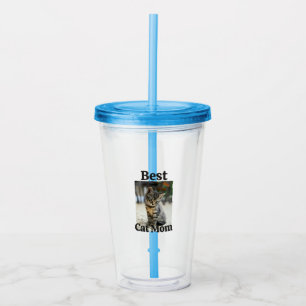 best cat mum dad parent pet photo kitten grandma p acrylic tumbler