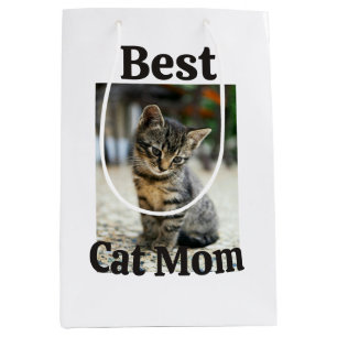 best cat mum dad parent pet photo kitten grandma p medium gift bag