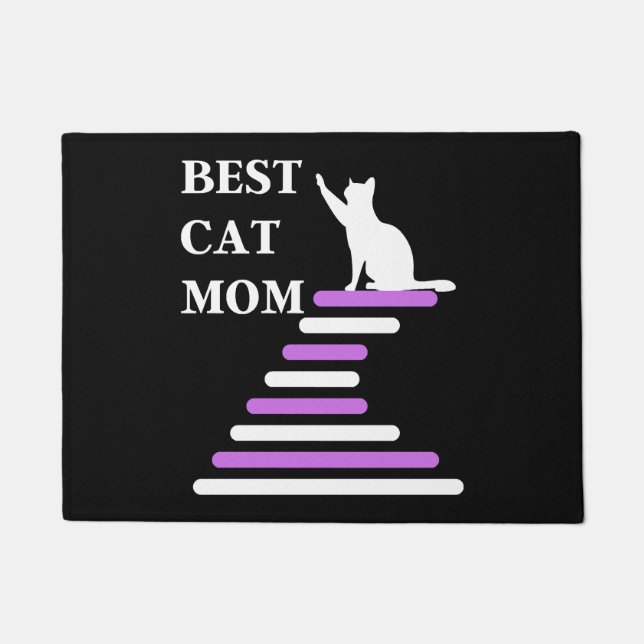 Best Cat Mum    Doormat (Front)