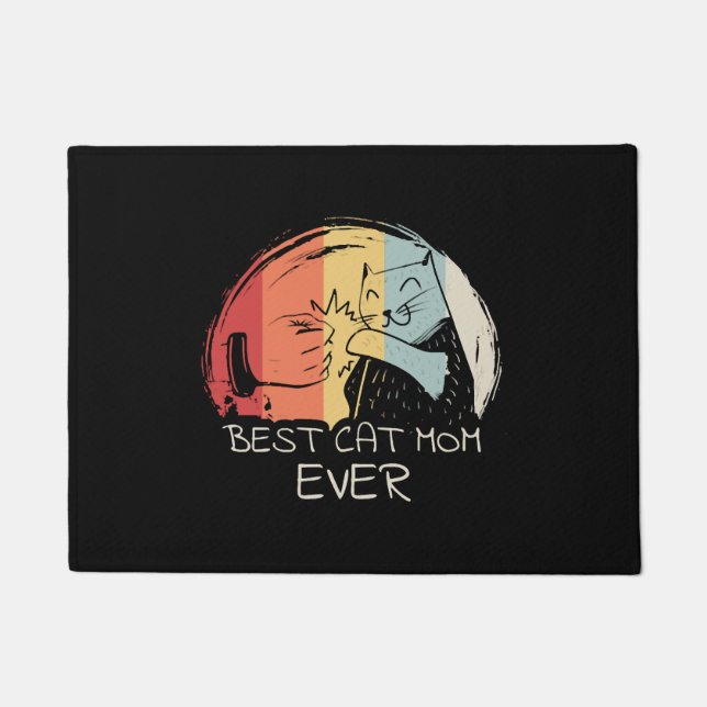 Best Cat Mum   Doormat (Front)