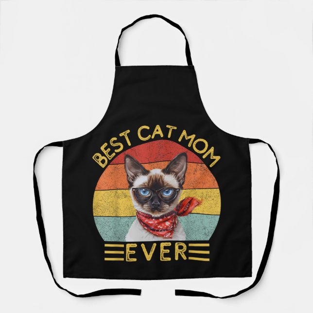 Best Cat Mum Ever Apron (Front)