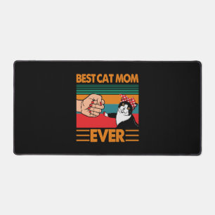 Best Cat Mum Ever Bandanna Desk Mat