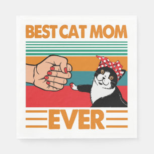 Best Cat Mum Ever Bandanna Napkin