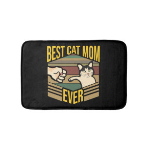 Best Cat Mum ever Bath Mat