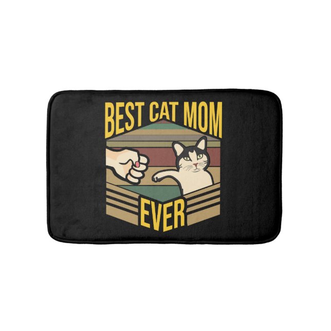 Best Cat Mum ever        Bath Mat (Front)