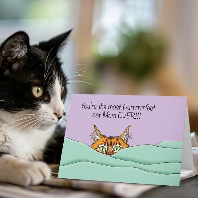 Best Cat Mum Ever! Card (Creator Uploaded)