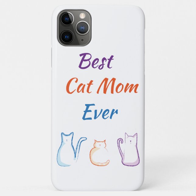 Best Cat Mum Ever Case-Mate iPhone Case (Back)