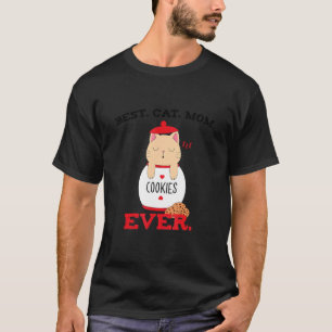 Best Cat Mum Ever Cat in a Jar of Cookies T-Shirt