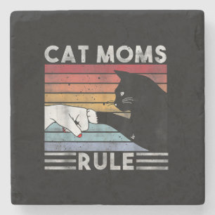 Best Cat Mum Ever   Cat Mum Present Stone Coaster