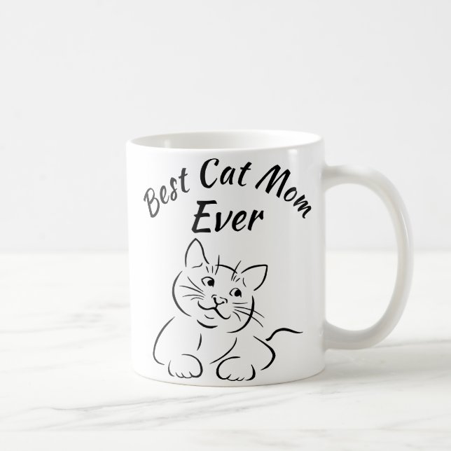 Best Cat Mum Ever Coffee Mug (Right)
