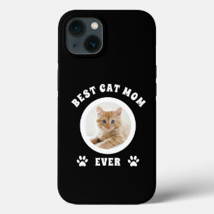Best Cat Mum Ever Custom Photo Personalised iPhone 13 Case