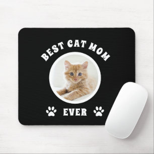 Best Cat Mum Ever Custom Photo Personalised Mouse Pad