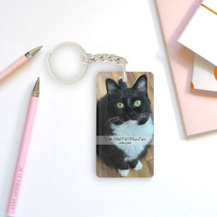 Best Cat Mum Ever Custom Photo & Text Keychain