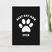 Best Cat Mum Ever Custom Text Personalised