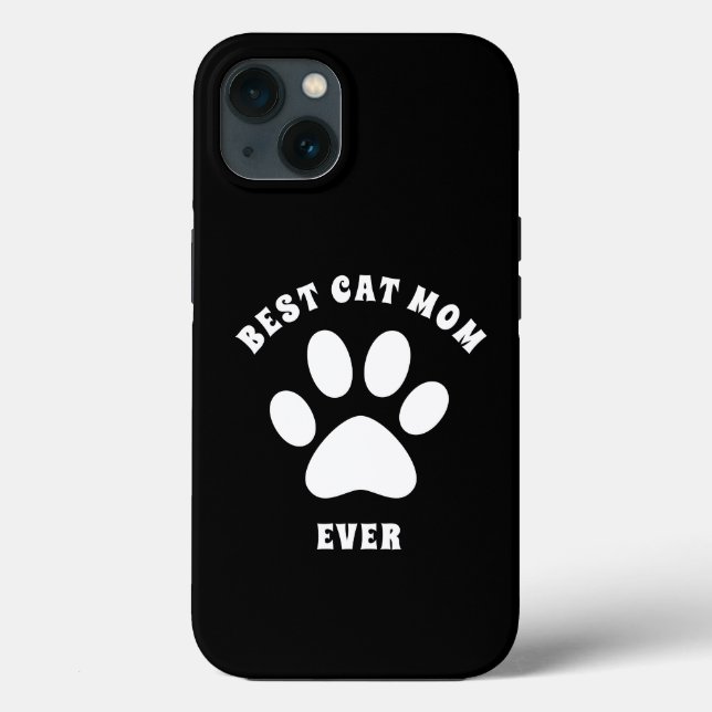 Best Cat Mum Ever Custom Text Personalised Case-Mate iPhone Case (Back)