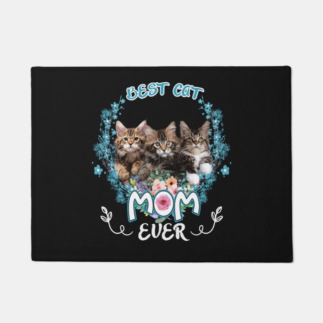 Best Cat Mum Ever     Doormat (Front)