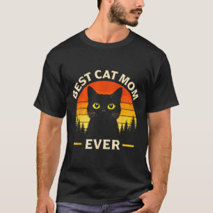 Best Cat Mum Ever for Kids Boy Girl Women Mama T-Shirt