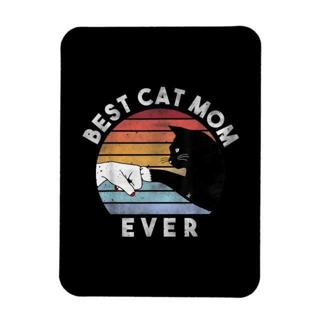 Best Cat Mum Ever | Funny Cat Mum Gift Magnet (Vertical)