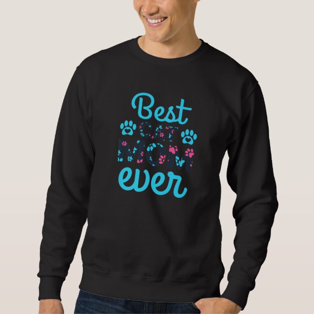 Best Cat Mum Ever  Funny Cat Sweatshirt (Front)