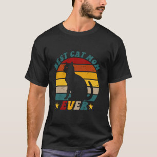Best Cat Mum Ever Funny Vintage Retro Siamese for T-Shirt