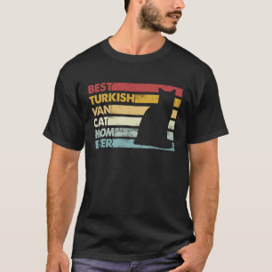 Best Cat Mum Ever Mother Turkish Van Cat T-Shirt