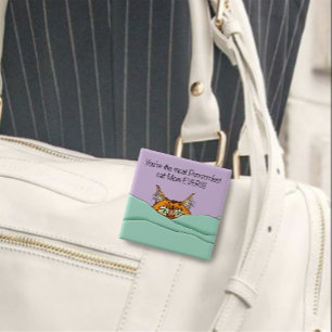Best Cat Mum Ever! Mother's Day 15 Cm Square Badge
