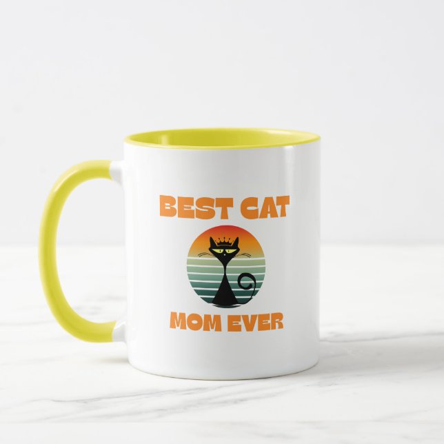 Best Cat Mum Ever Mug (Left)