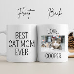 Best Cat Mum Ever Personalise Photo Mummy Birthday Coffee Mug<br><div class="desc">Best Cat Mum Ever Personalise Photo Mummy Birthday Coffee Mug</div>