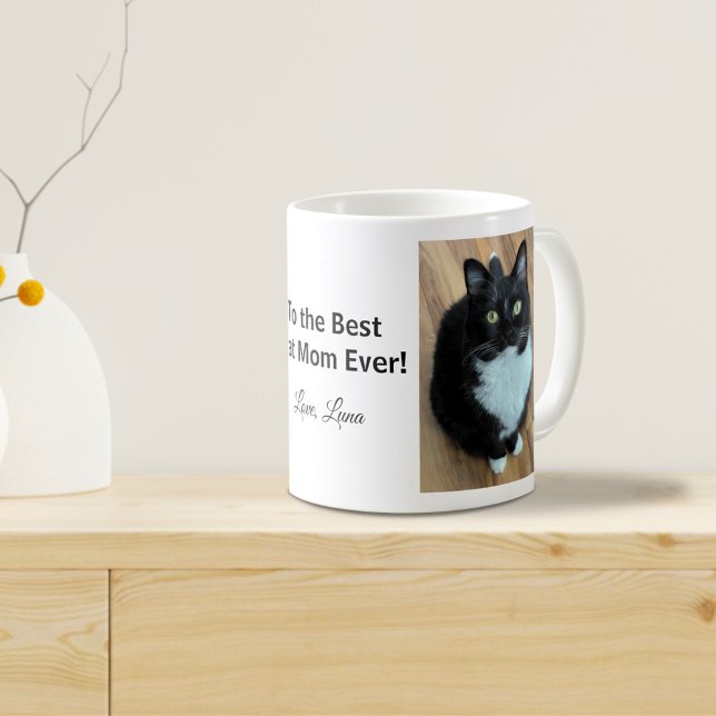 Best Cat Mum Ever Photo Mug (Creator Uploaded)