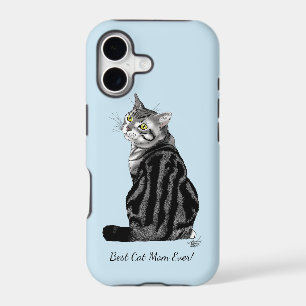 Best Cat Mum Ever Silver Tabby Mother's Day