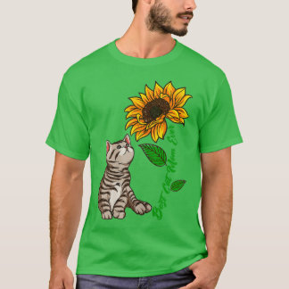 Best Cat Mum Ever Sunflower Mothers  T-Shirt