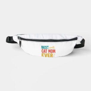 Best Cat Mum Ever Vintage Cat Lover Design_1 Bum Bags