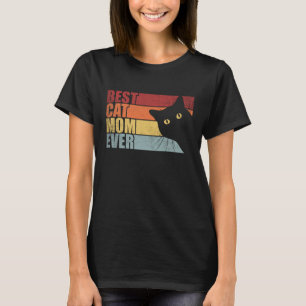 Best Cat Mum Ever Vintage Cat Mum For Cats T-Shirt