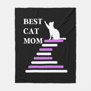 Best Cat Mum    Fleece Blanket