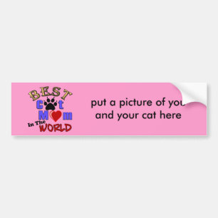 Best Cat Mum In The World Gifts for Mother's Day Bumper Sticker